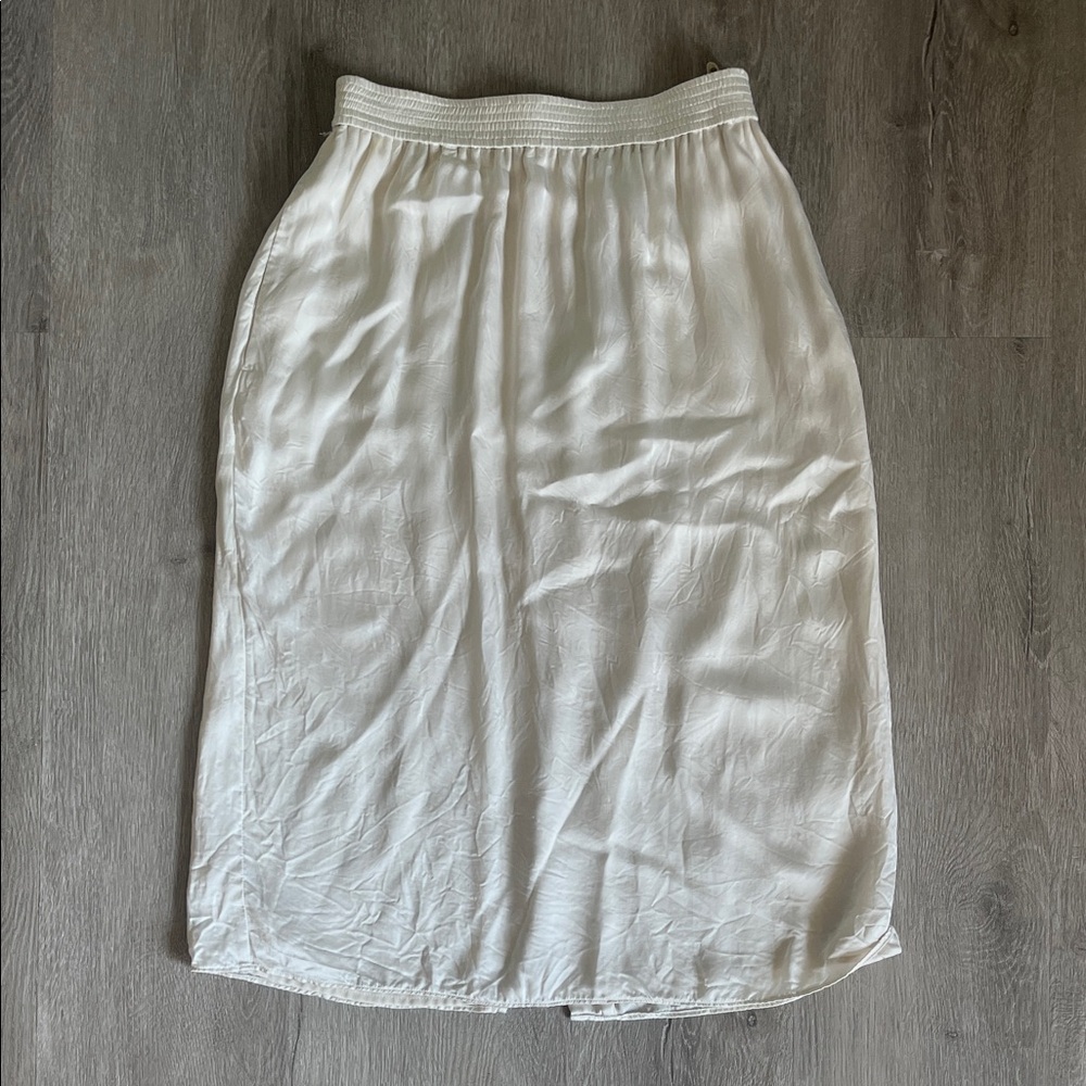 Wilfred Cream Midi Skirt